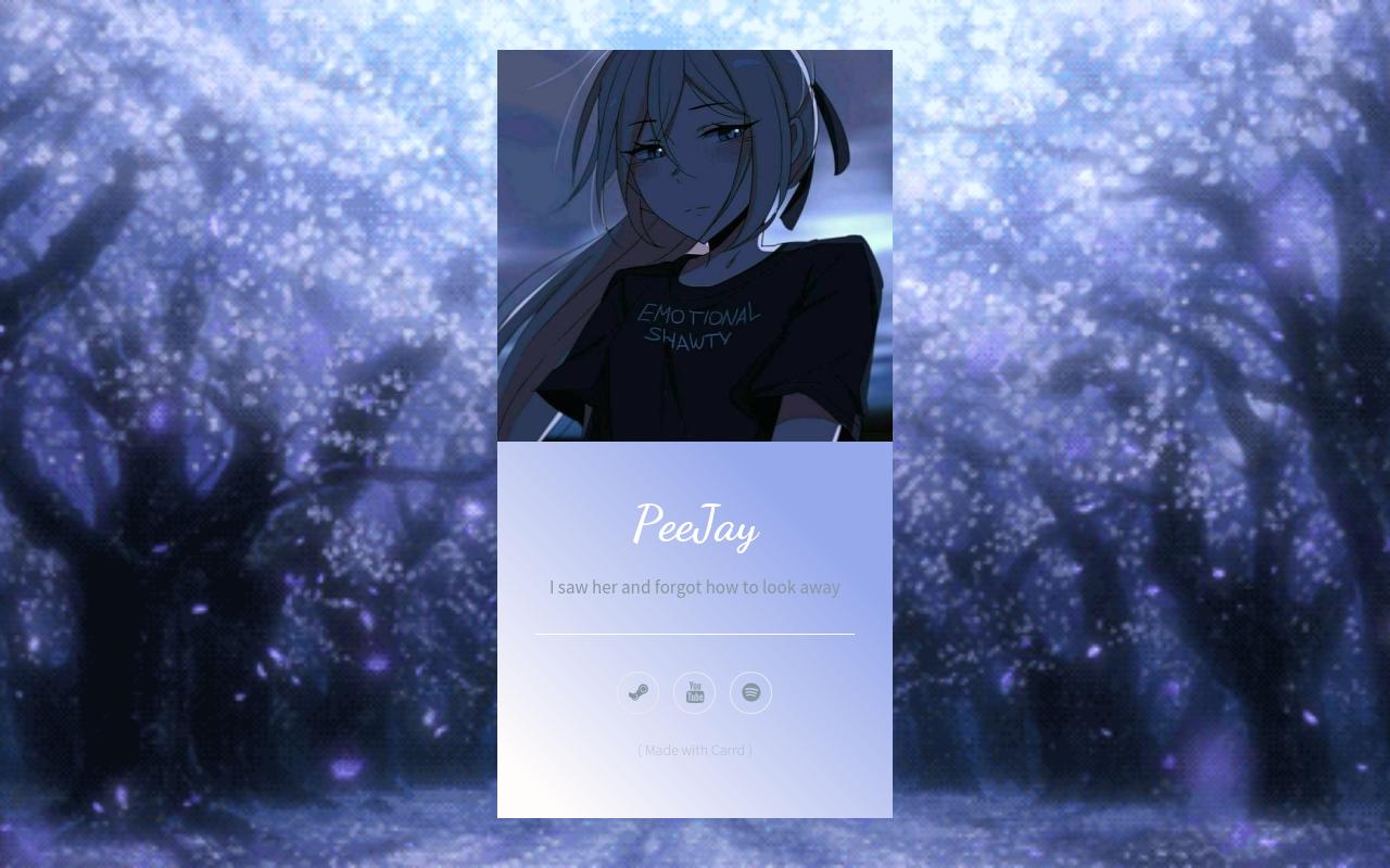 Carrd profile picture for @infinity